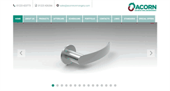 Desktop Screenshot of acornironmongery.com